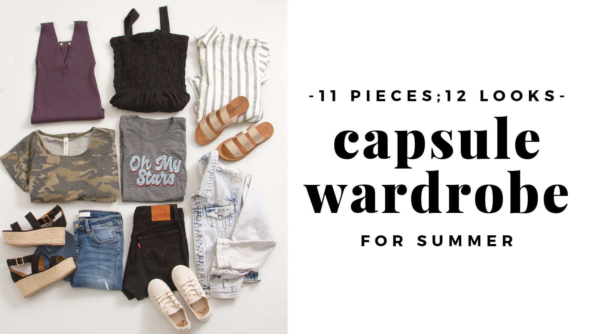 11-Piece Summer Capsule Wardrobe