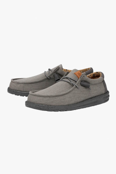 Hey Dude Wally Carbon Woven Casual Shoe