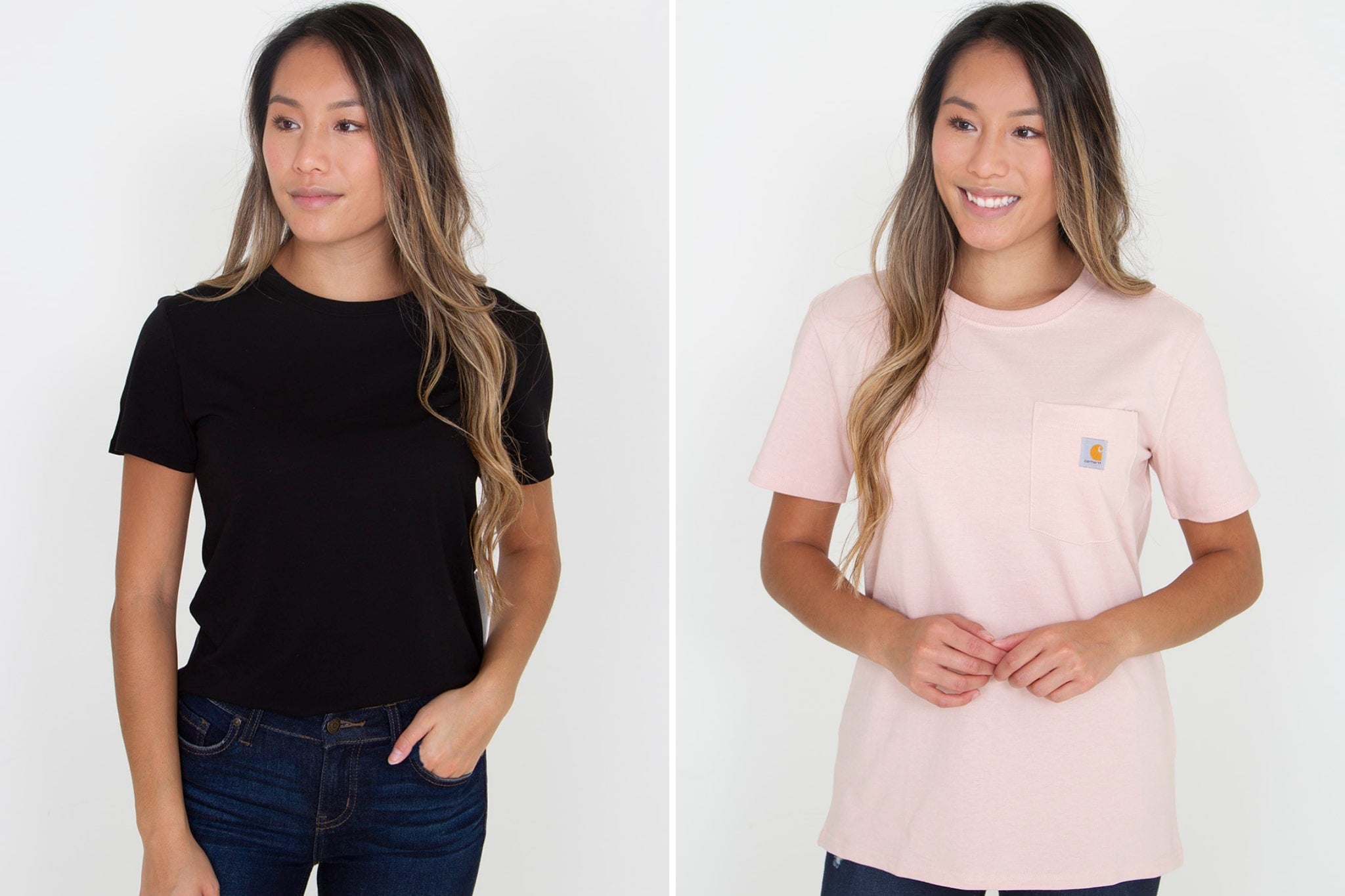 glik's carhartt women's tshirt sizing comparison