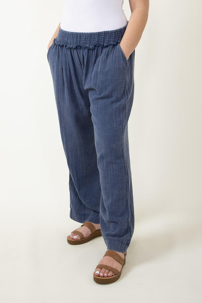 Womens Soft Surroundings Pants  Oceo Gauze Wide-Leg Pants ~ Gail Short  Writes