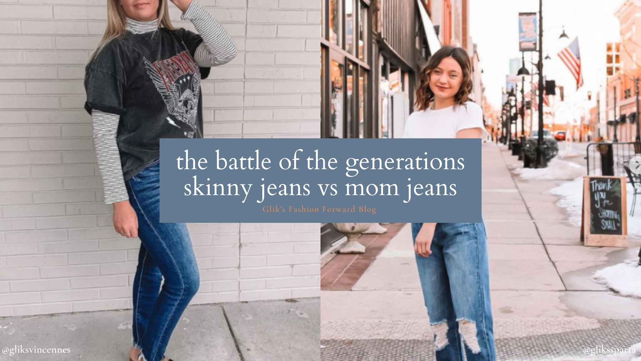 Skinny Jeans vs Mom Jeans