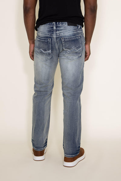 True Luck Arlington Bootcut Stretch Jeans for Men