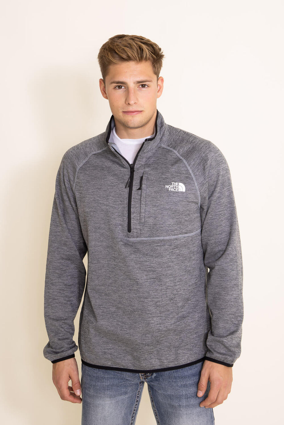 The North Face Canyonlands 1/2 Zip Pullover for Men in Grey | NF0A5G9W –