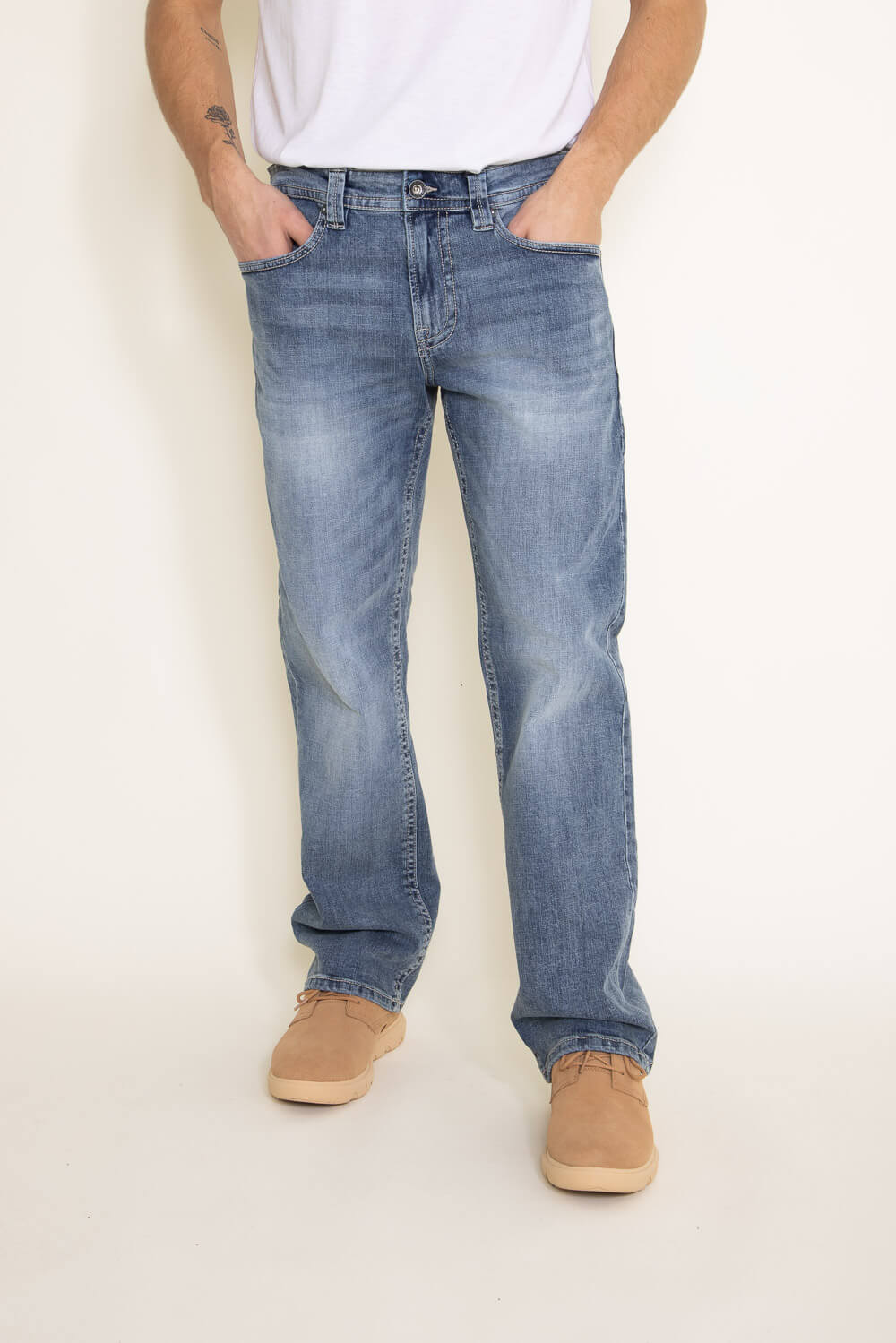 Axel Jeans David New Noawk Slim Boot Jeans for Men | AXMB0035-AVALANCH ...