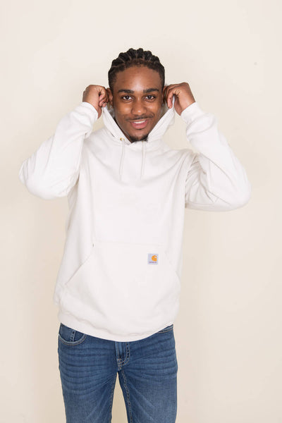 Carhartt Logo Sleeve Hoodie for Men in White | K288-W03 MALT – Glik's