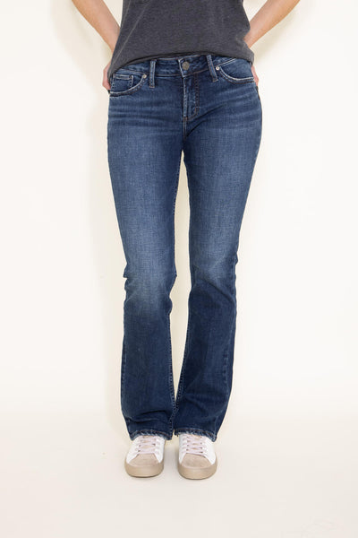 Silver Jeans 31” Elyse Mid Rise Slim Bootcut Jeans – Glik's