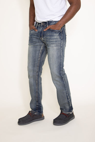 True Luck Ramsey Straight Stretch Jeans for Men | TL19150017 – Glik's