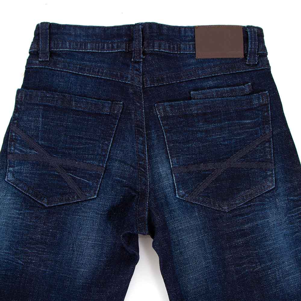 Axel Jeans Logan Slim Boot Dark Bondi Wash Jeans for Boys | AXMBB-0047 ...
