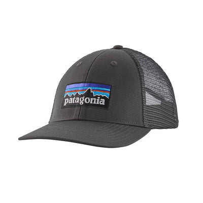 Patagonia Men’s P6 LoPro Trucker Hat in Forge Grey