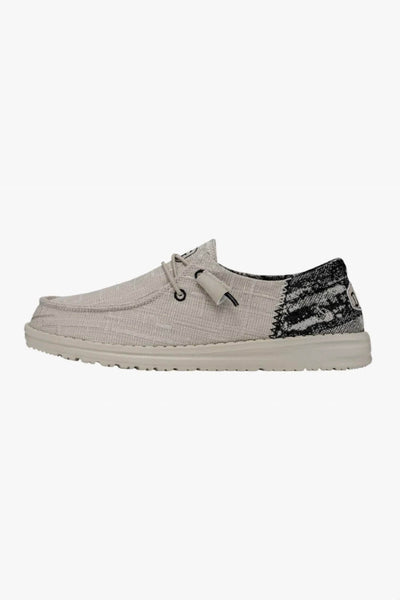 HEYDUDE Women's Wendy Sox Shoes in Micro Dark Grey – Glik's