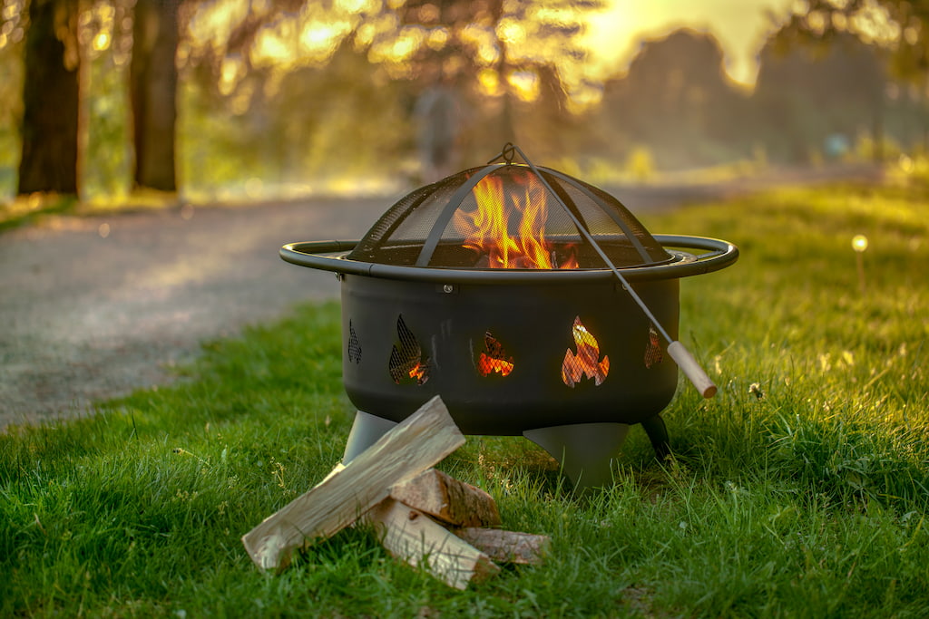 cook backyard stuff - wood fire pit