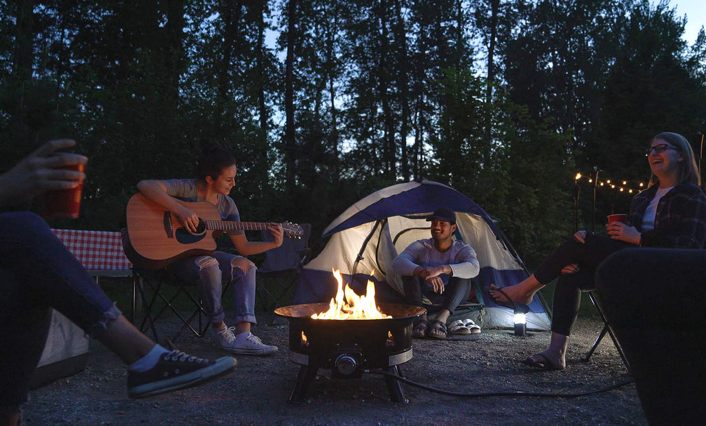 glamping gear scene