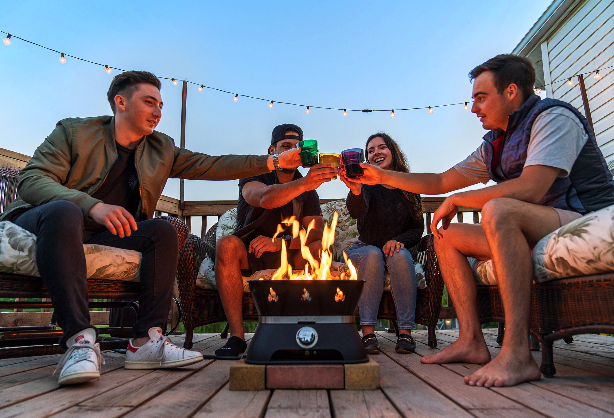 fire pit vs patio heater