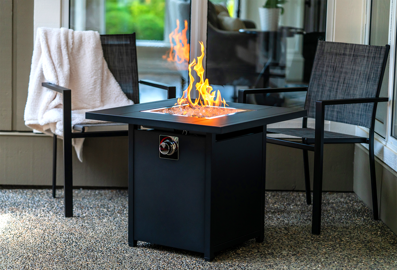 outland living fire pit table