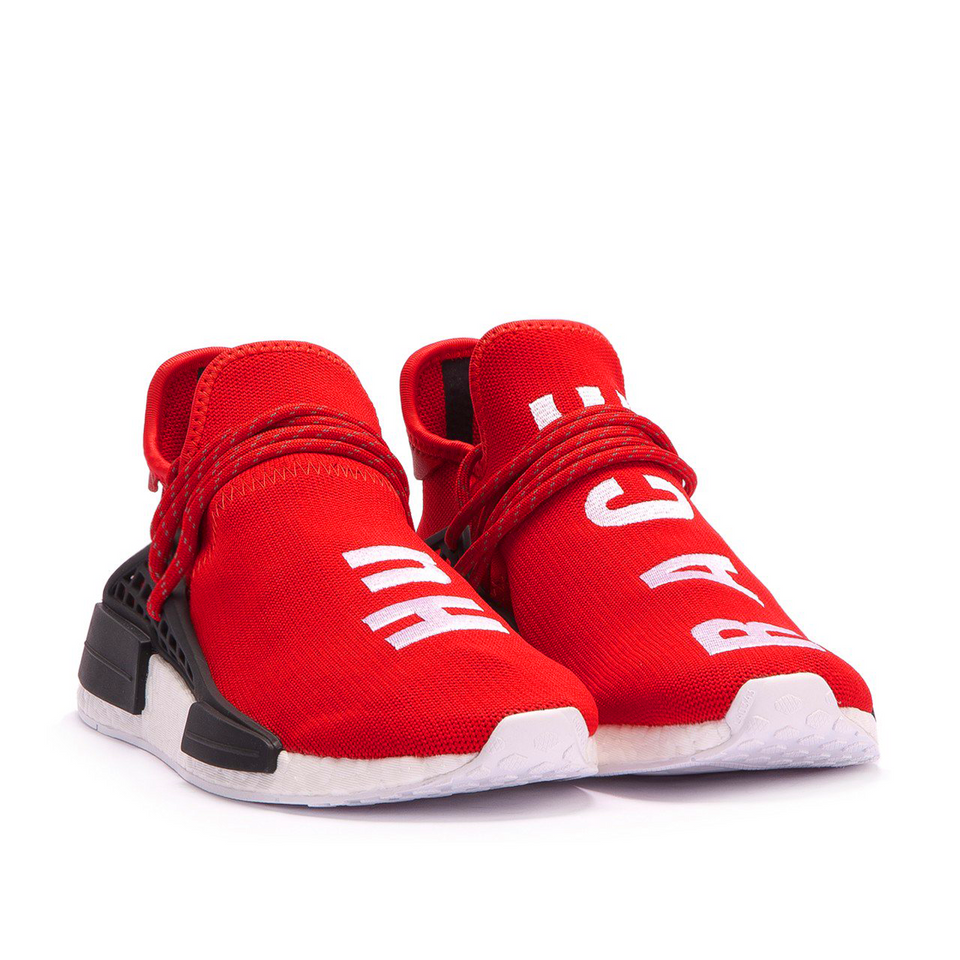 adidas human race nmd red