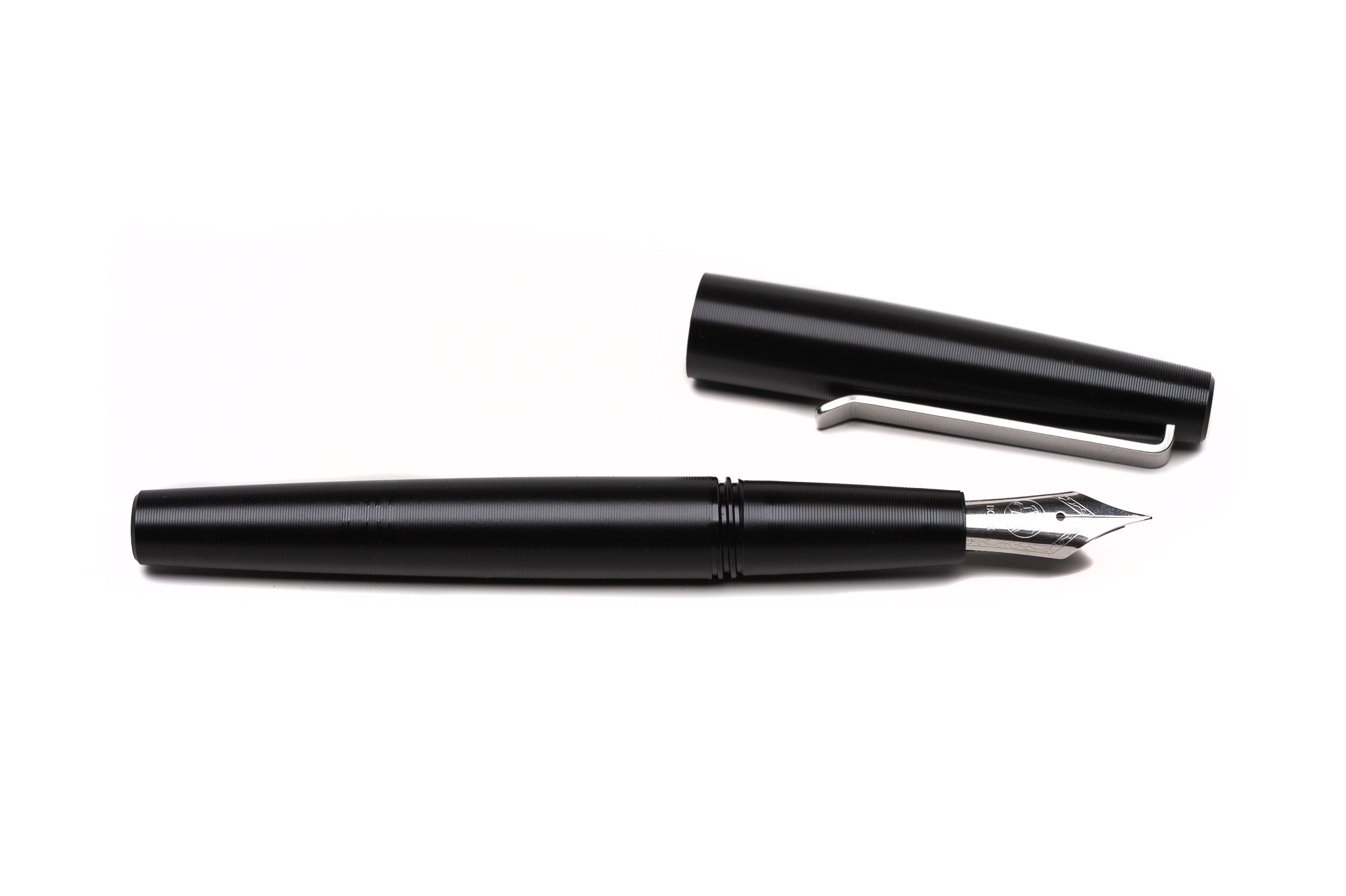 black fountain pen