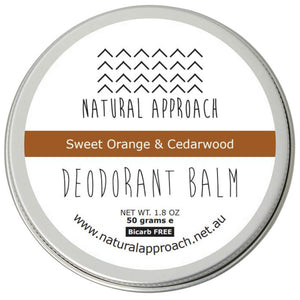 *NEW* LIMITED EDITION 50g - Bicarb FREE - Sweet Orange & Cedarwood - Natural Deodorant
