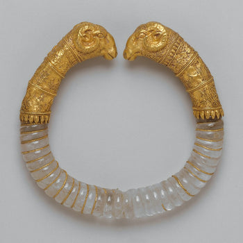 Greek bracelet with rams head terminals - Met Museum