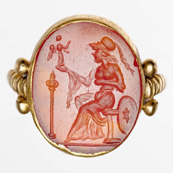 Sold at Auction: ROMAN RING WITH EAGLE | Roman ring, Ancient jewels, Rings