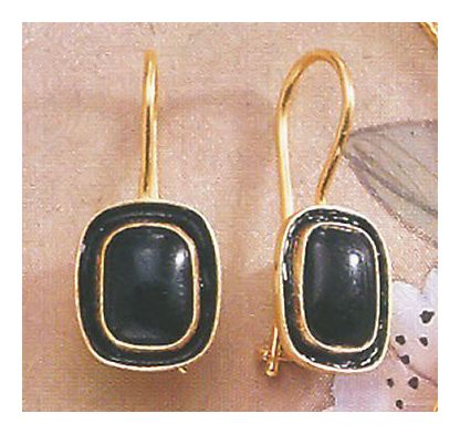 14k Mary Shelley Onyx Earrings