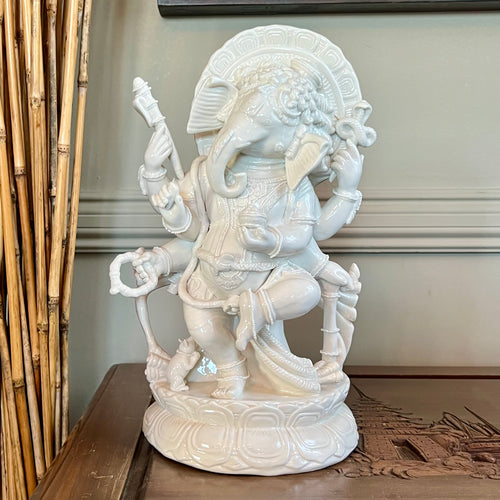 Ganesha Porcelain Statue