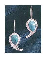 Ananda Turquoise Silver Earrings