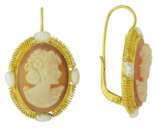 Everdene Cameo Earrings