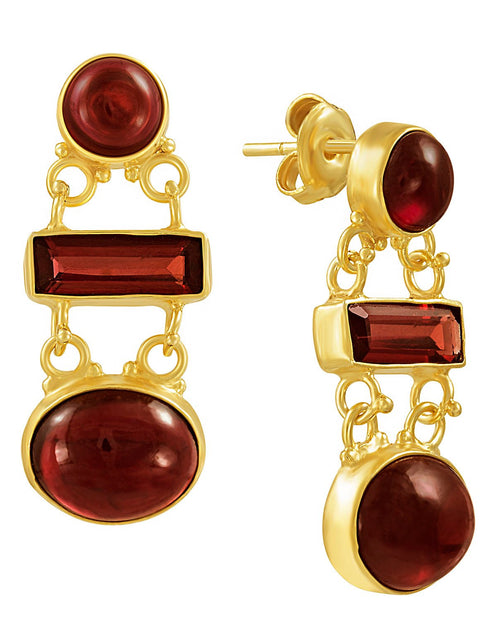 Great Expectations Garnet Earrings