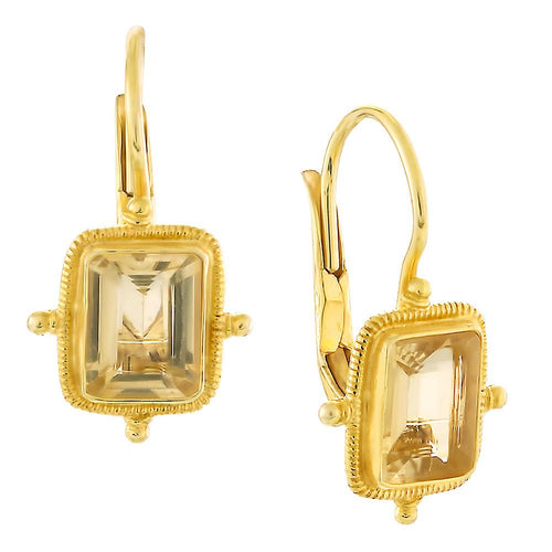 Olympian Citrine Earrings