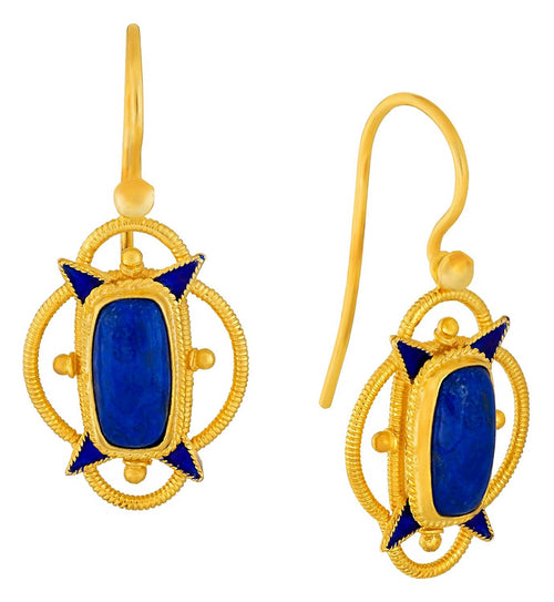 Princess Dashkova Lapis Earrings