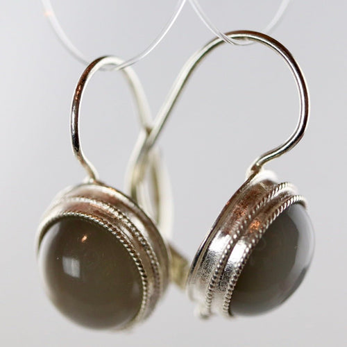 Selene's Silver Moon Chariot Earrings