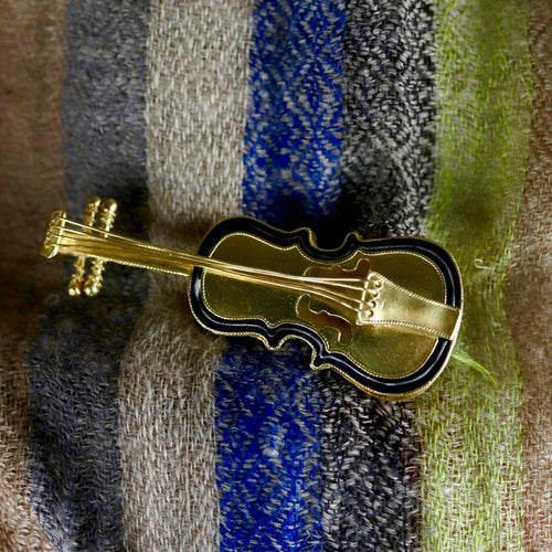 Stradivarius Violin Brooch