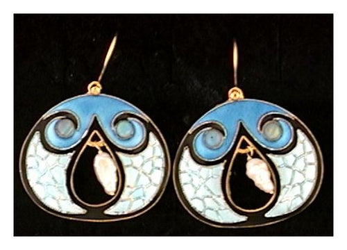 Vintage Shashi Mediterranean Earrings