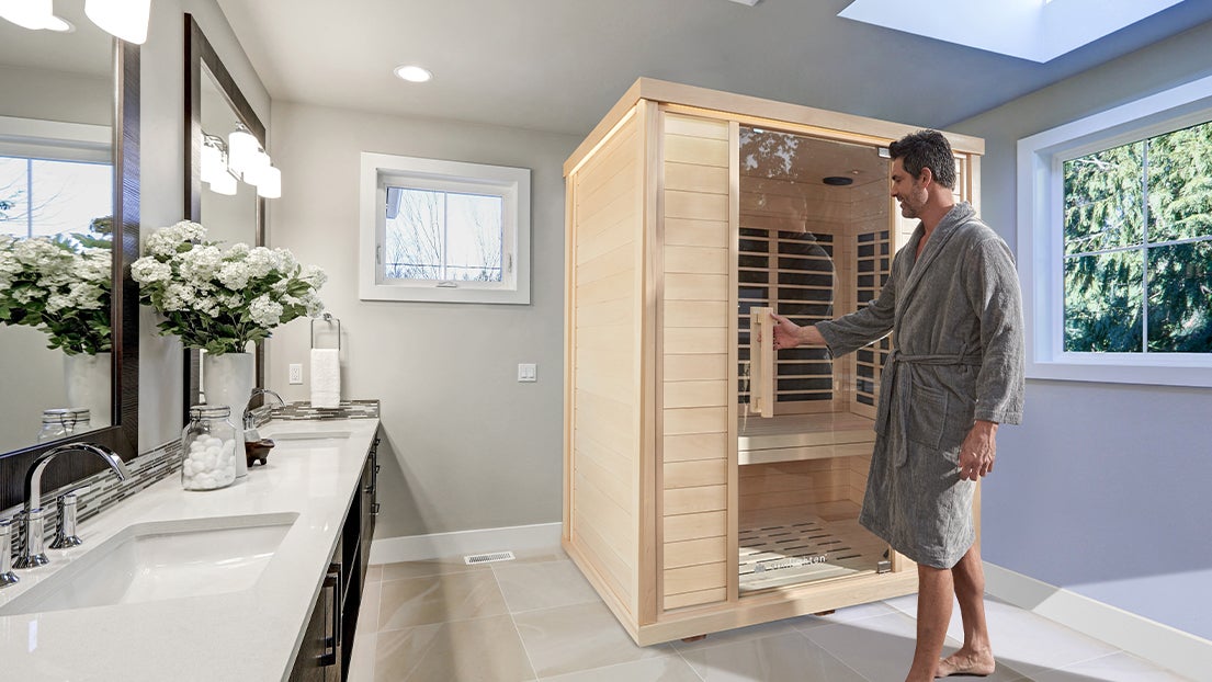 Sauna infrarouge à spectre complet Amplify 3 de Sunlighten