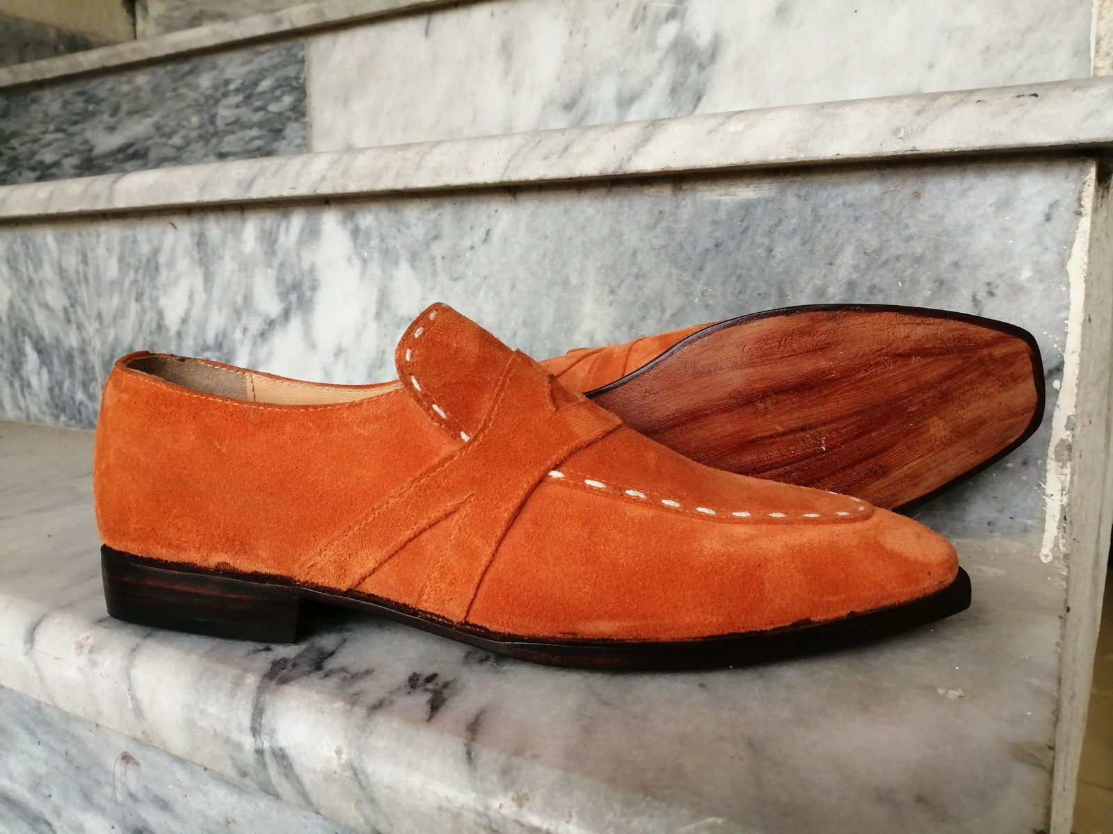Stylish Handmade Men's Loafer Shoes 