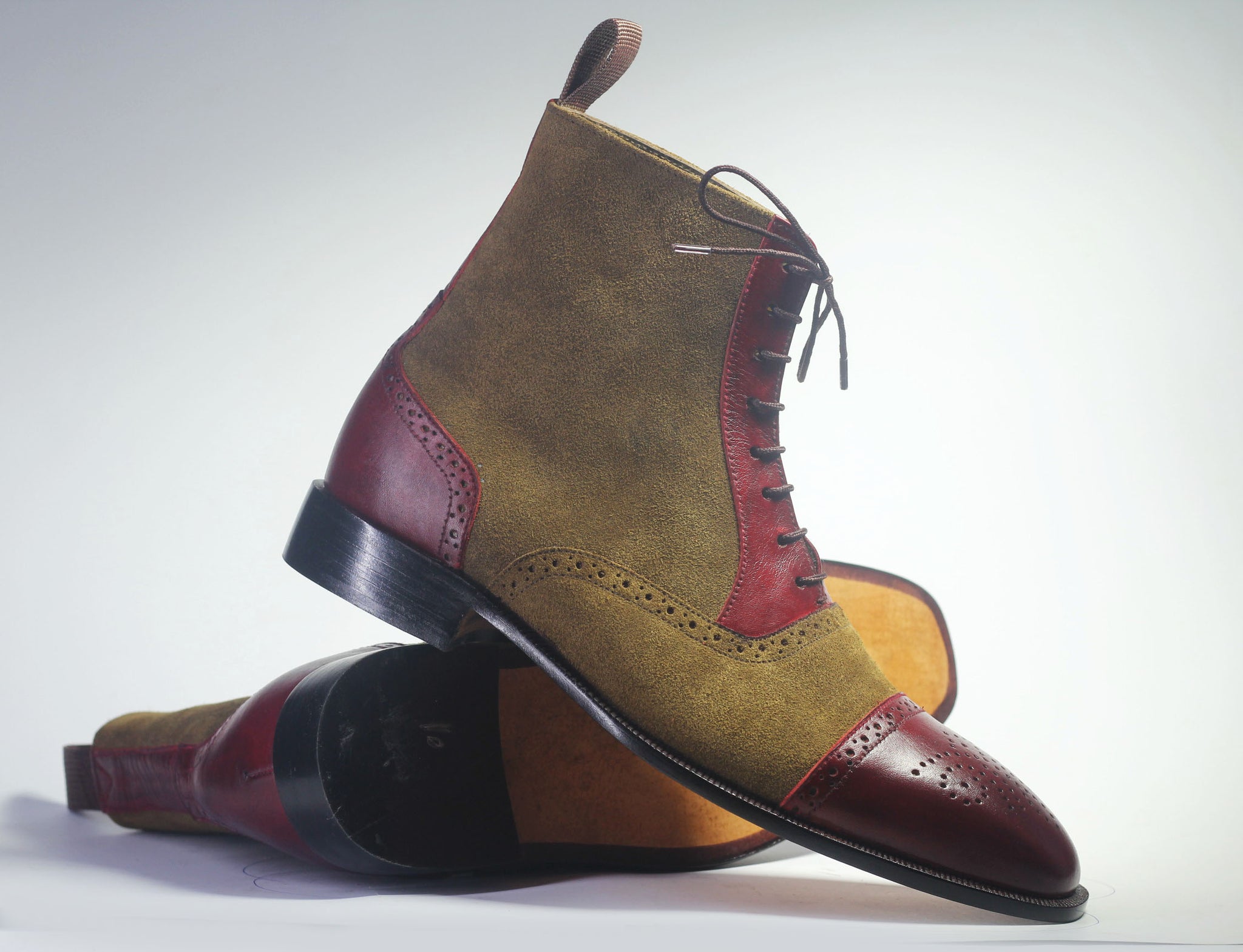 burgundy suede boots mens