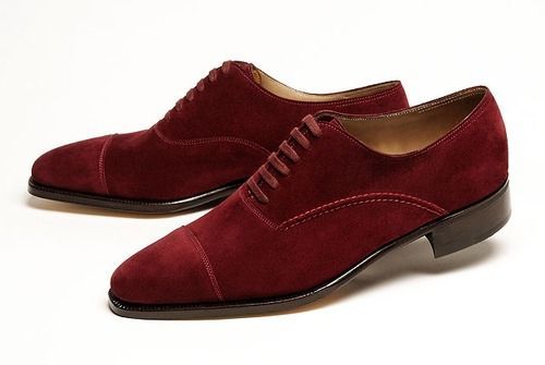 maroon color formal shoes