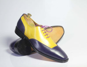 yellow formal shoes