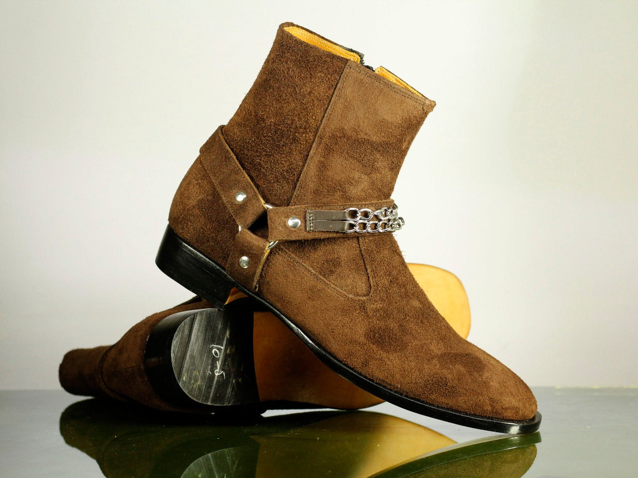 the madrid strap boots