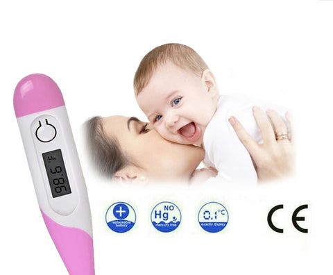 Digital Oral Thermometer -FDA Compliant! For Baby Kids Adults Health Medical Fever