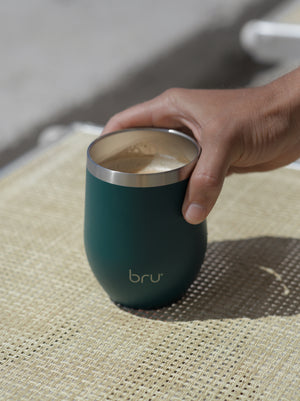 reusable coffee cup, bru cup, green reusable cup, reusable cup, best reusable coffee cup, thermal cup, insulated cup