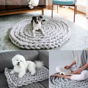 dog bed rug