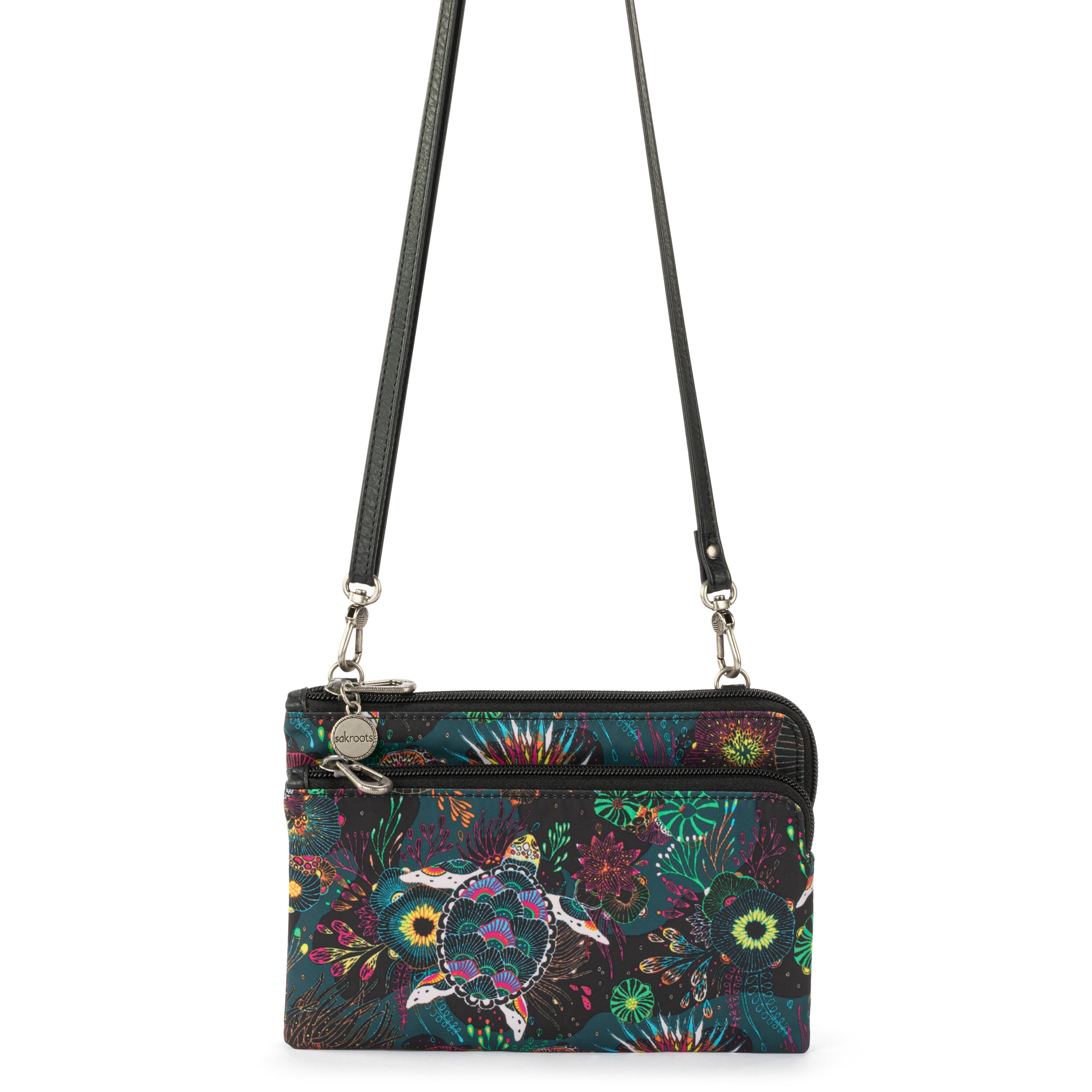 The Sak Westwood Crossbody Bag | Eco Twill - Rainbow Seascape