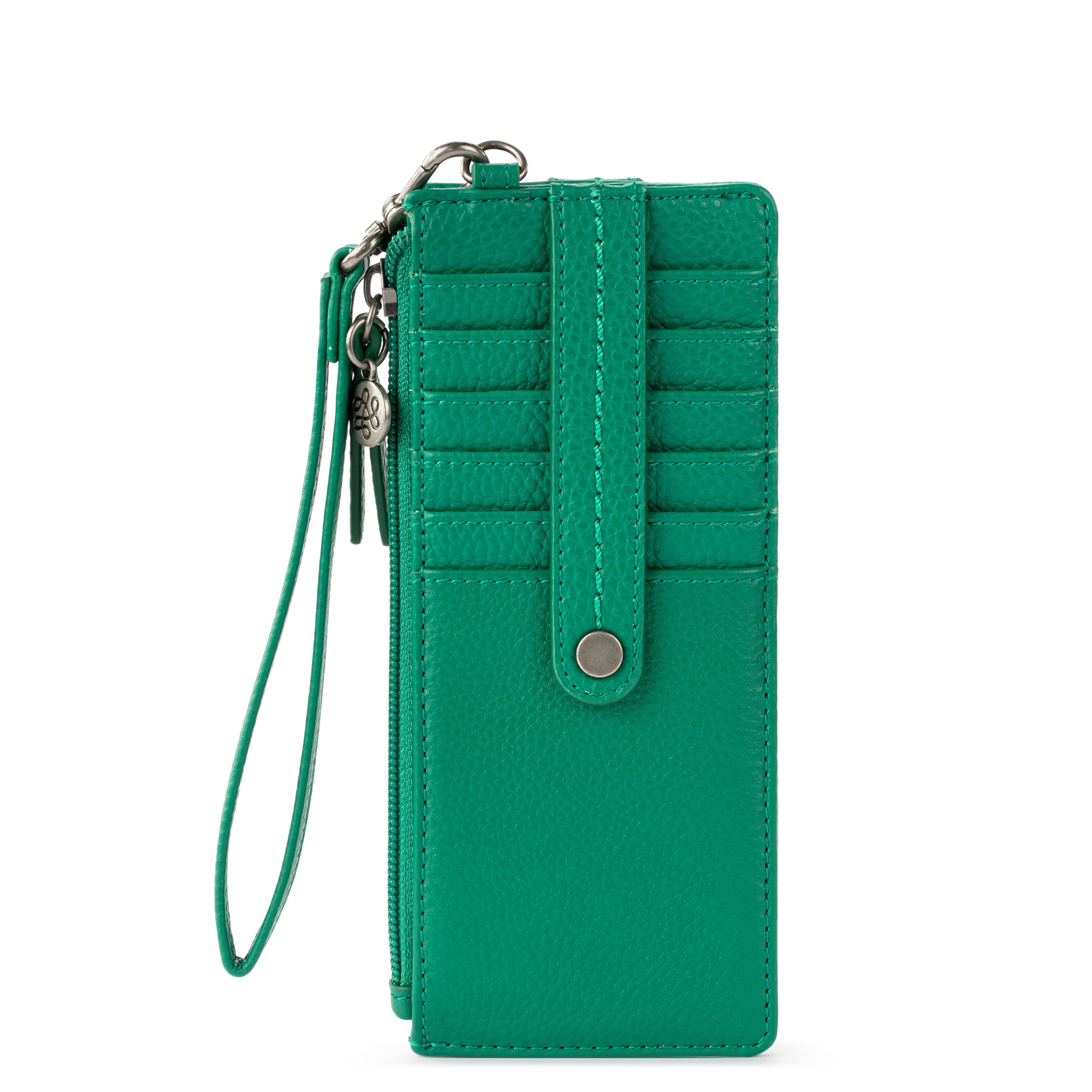 Coin Card Holder in Miami Green. It is a beautiful colour but