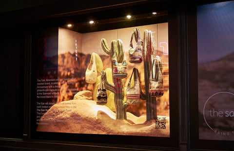 The Sak Macys Window Display