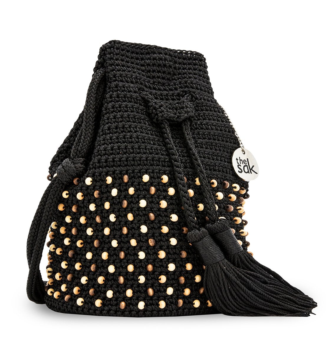 Drawstring Bucket | Crochet Bucket Handbags | The Sak