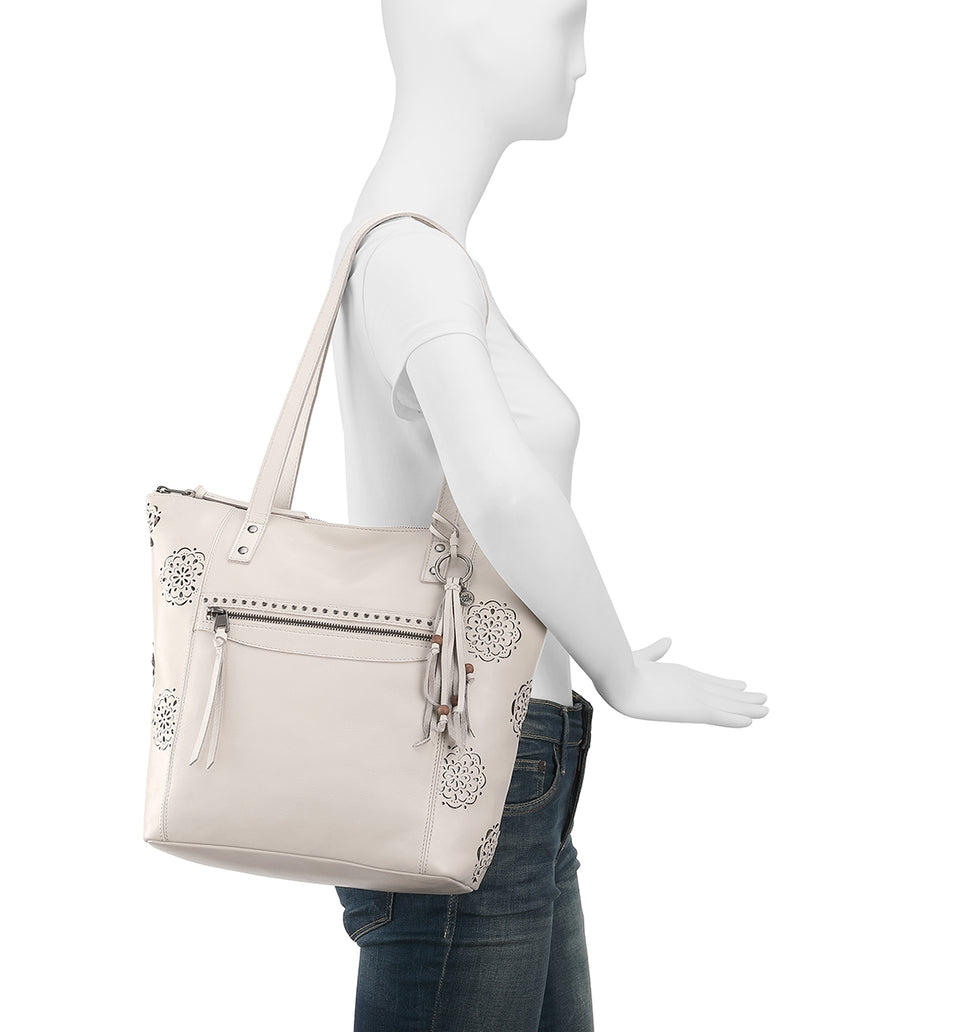 cream mini backpack