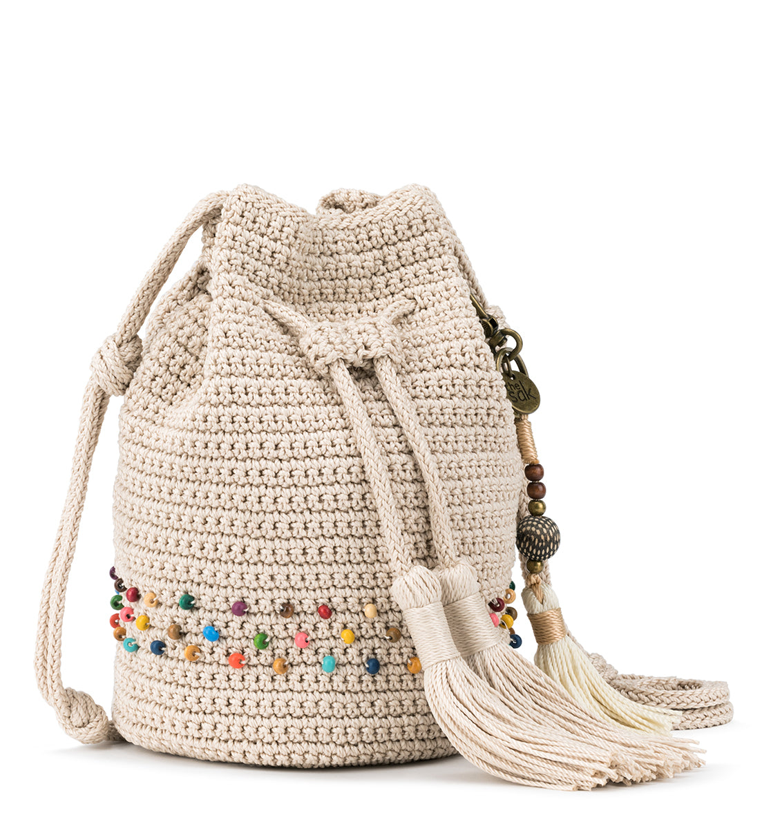 Sayulita Crochet Drawstring Bucket – The Sak