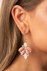 Fantasy Flair Pink Earrings