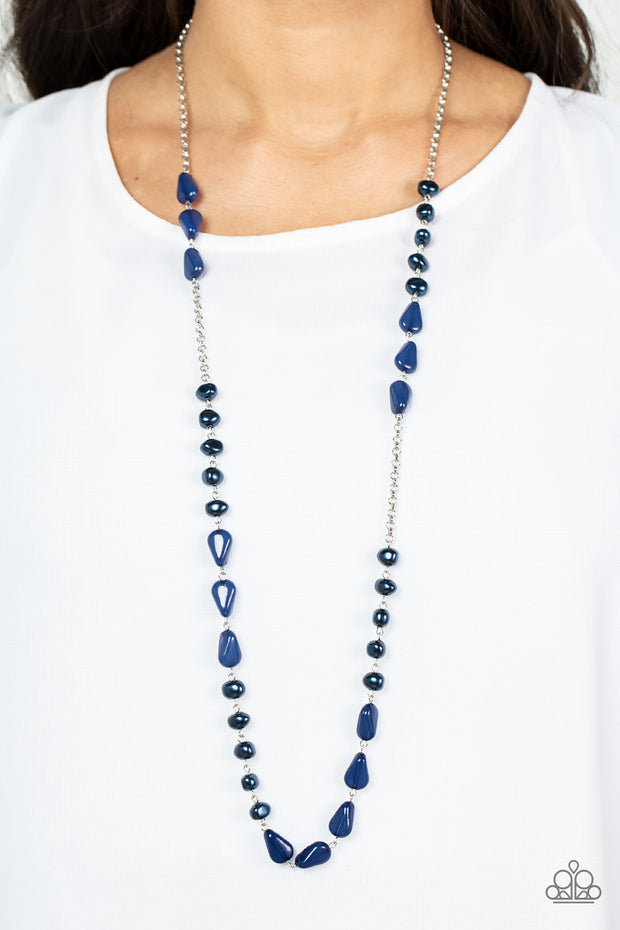 Shoreline Shimmer - Blue Necklace